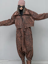 Kuniko Denim Leopard Jacket from Marigold Shadows
