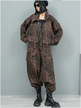 Kuniko Denim Leopard Jacket from Marigold Shadows