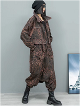 Kuniko Denim Leopard Jacket from Marigold Shadows