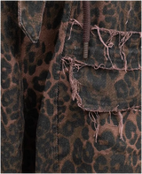 Kuniko Denim Leopard Jacket from Marigold Shadows