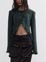 Marriagie Frayed Tweed Jacket from Marigold Shadows
