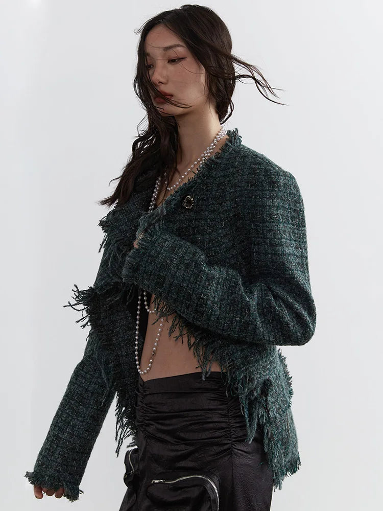 Marriagie Frayed Tweed Jacket from Marigold Shadows