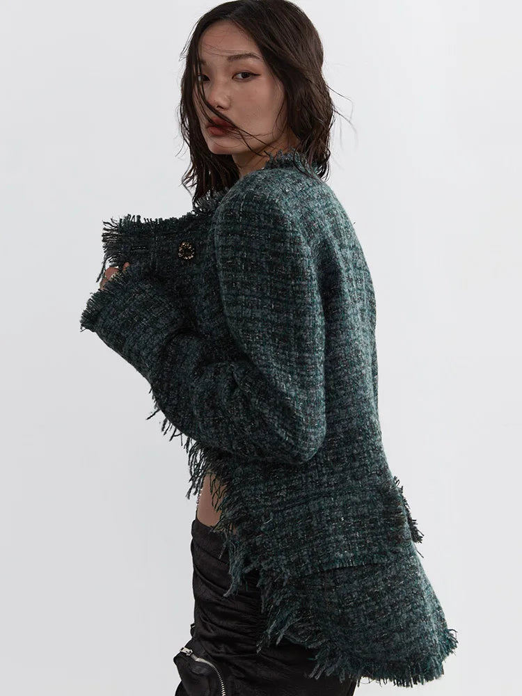 Marriagie Frayed Tweed Jacket from Marigold Shadows