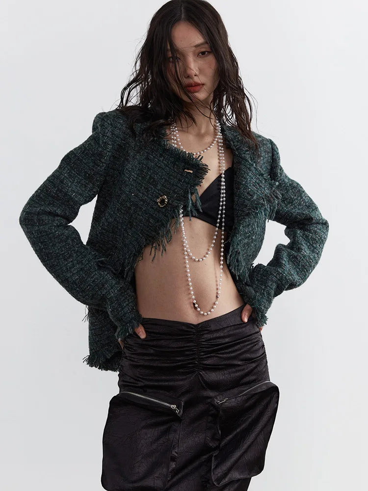 Marriagie Frayed Tweed Jacket from Marigold Shadows