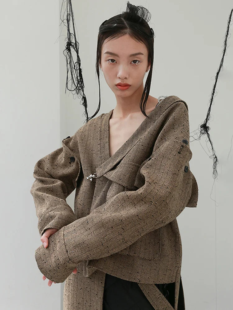 Mastai Deconstructed Irregular Jacket from Marigold Shadows