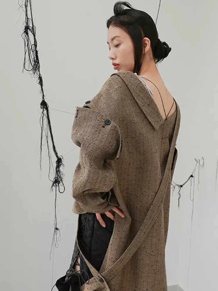 Mastai Deconstructed Irregular Jacket from Marigold Shadows