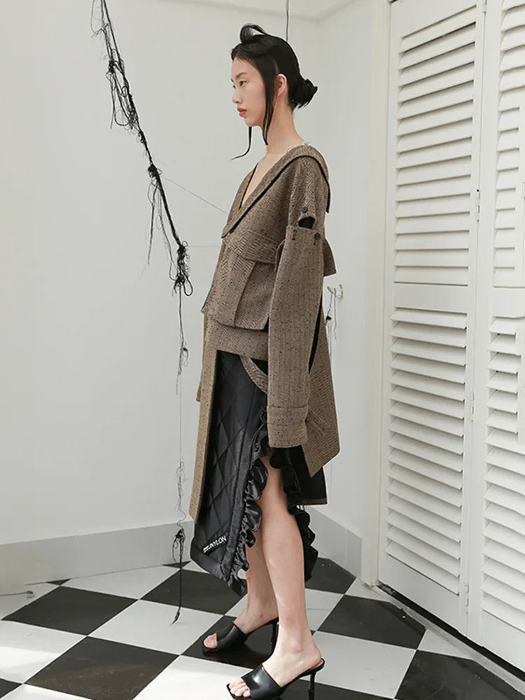 Mastai Deconstructed Irregular Jacket from Marigold Shadows