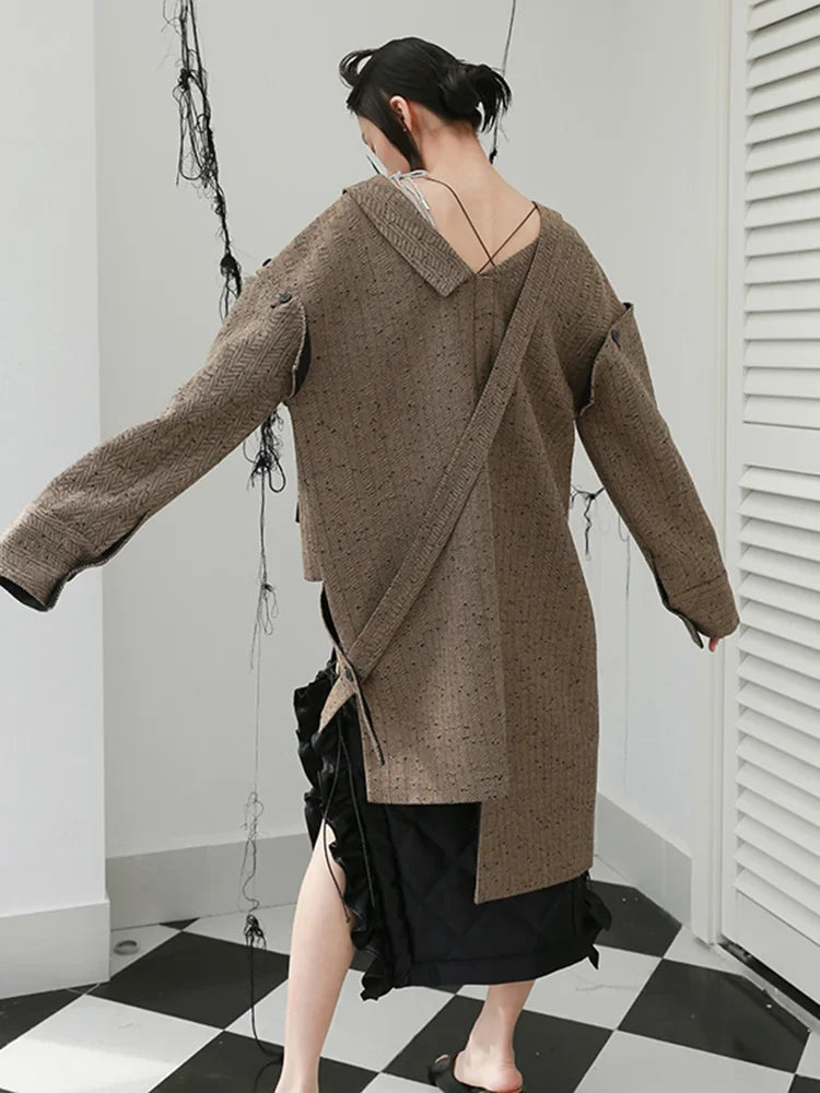 Mastai Deconstructed Irregular Jacket from Marigold Shadows