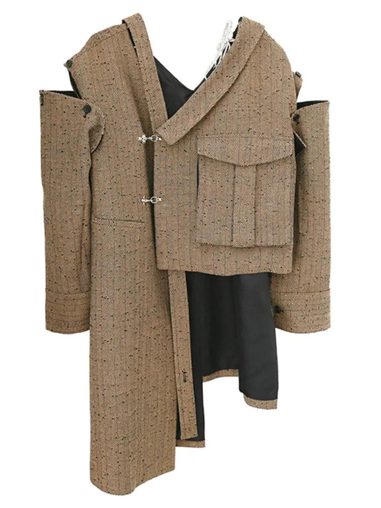 Mastai Deconstructed Irregular Jacket from Marigold Shadows