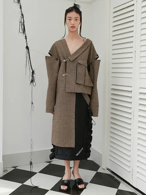 Mastai Deconstructed Irregular Jacket from Marigold Shadows