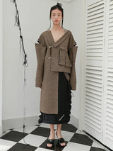 Mastai Deconstructed Irregular Jacket from Marigold Shadows