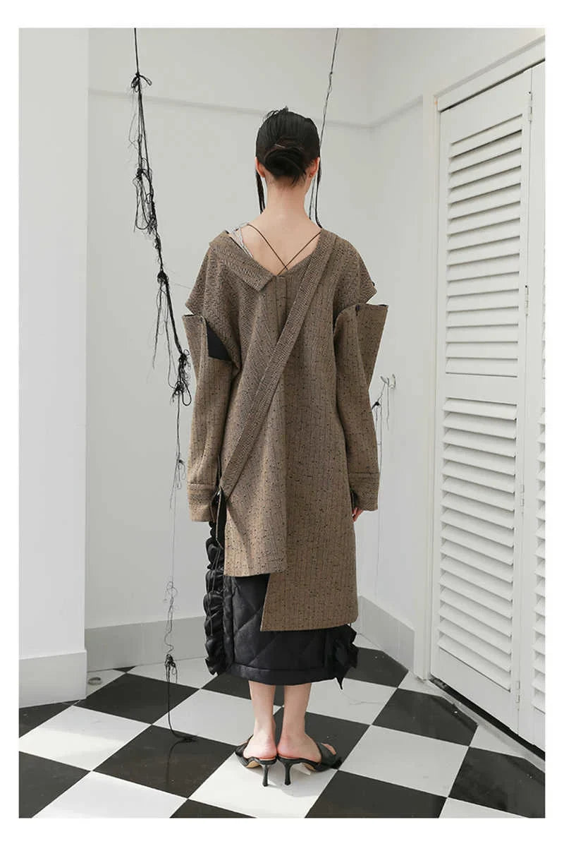 Mastai Deconstructed Irregular Jacket from Marigold Shadows