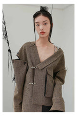 Mastai Deconstructed Irregular Jacket from Marigold Shadows
