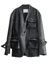 Mauarci Vegan Leather Jacket from Marigold Shadows