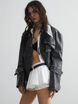 Mauarci Vegan Leather Jacket from Marigold Shadows