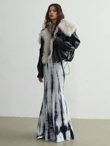 Nursey Vegan Leather Fuzz Jacket from Marigold Shadows