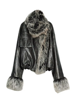 Sablet Reversible Plaid Faux Fur Jacket from Marigold Shadows