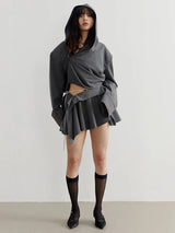 Sayua Cropped Hooded Jacket from Marigold Shadows