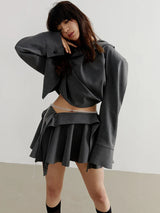 Sayua Cropped Hooded Jacket from Marigold Shadows