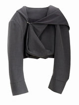 Sayua Cropped Hooded Jacket from Marigold Shadows