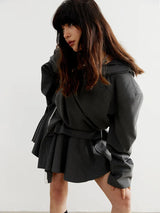 Sayua Cropped Hooded Jacket from Marigold Shadows