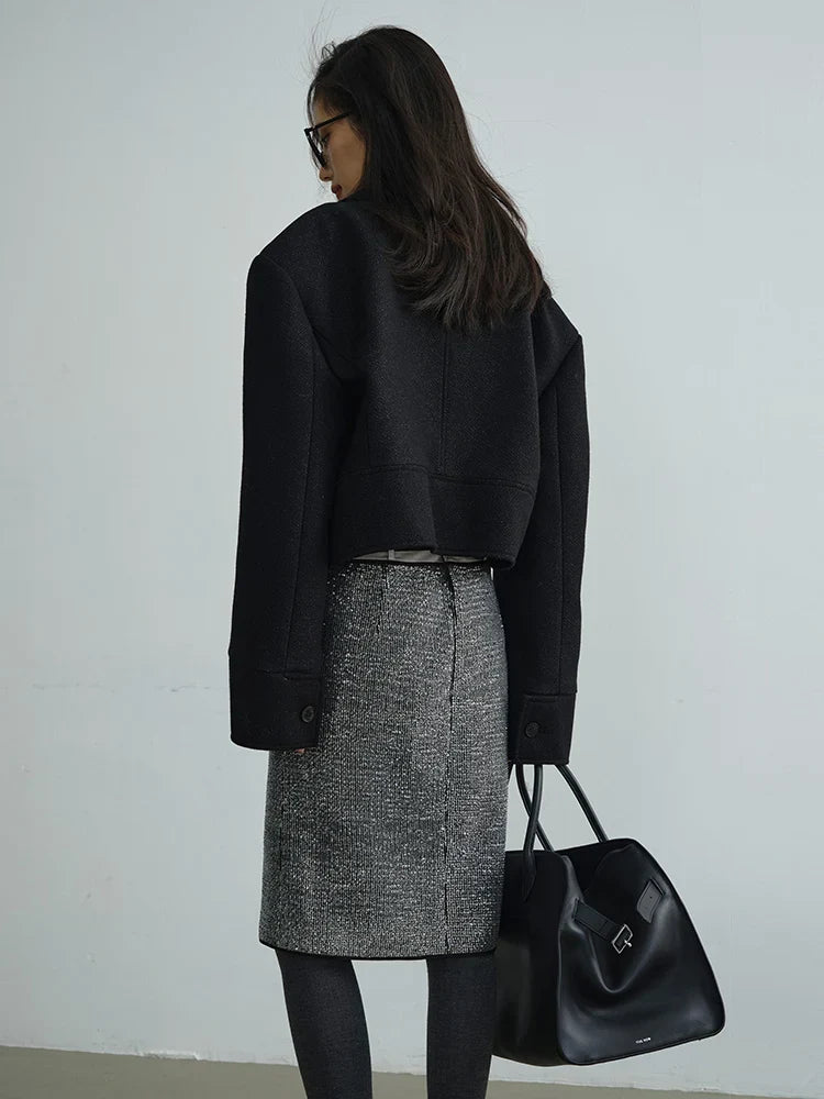 Sheenee Detachable Lace Neck Jacket from Marigold Shadows