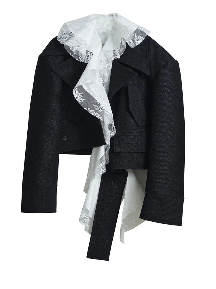 Sheenee Detachable Lace Neck Jacket from Marigold Shadows
