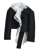 Sheenee Detachable Lace Neck Jacket from Marigold Shadows