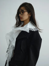 Sheenee Detachable Lace Neck Jacket from Marigold Shadows