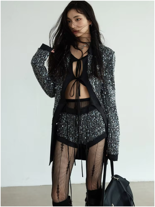 Stunner Sequin Jacket from Marigold Shadows