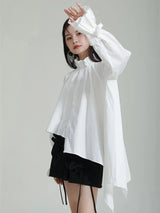 Ladada Pleated Collar Blouse