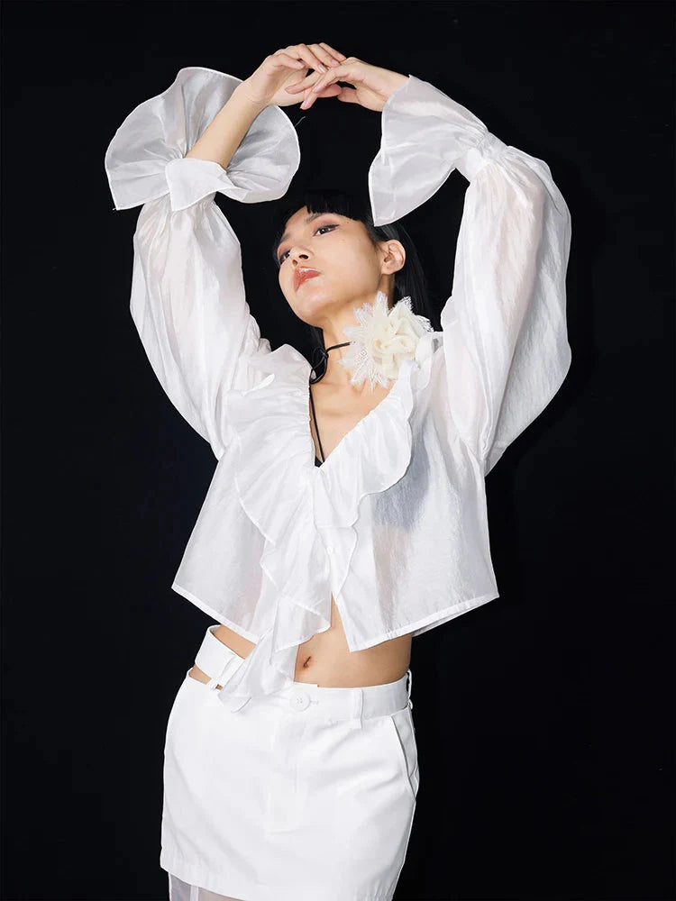 Mayssey Ruffle Blouse