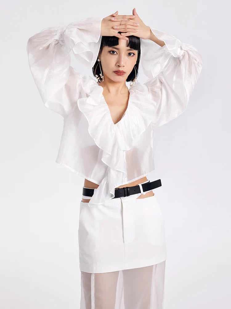 Mayssey Ruffle Blouse
