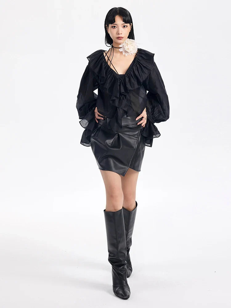 Mayssey Ruffle Blouse