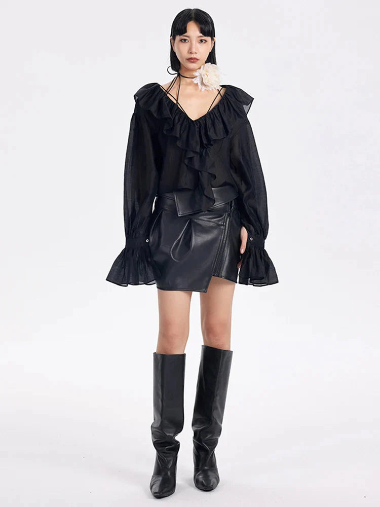 Mayssey Ruffle Blouse