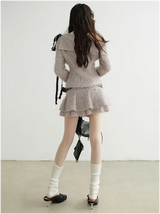 Custey Ruffle Mini Skirt