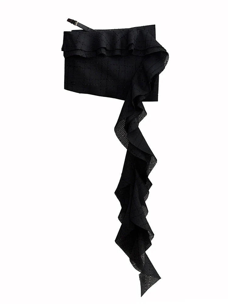 Manello Ruffle Mini Skirt