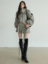 Peecha Lapel Jacket from Marigold Shadows