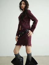 Pointsetta Sequin Skirt