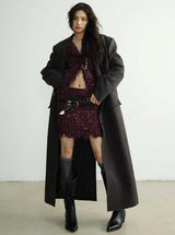 Pointsetta Sequin Skirt