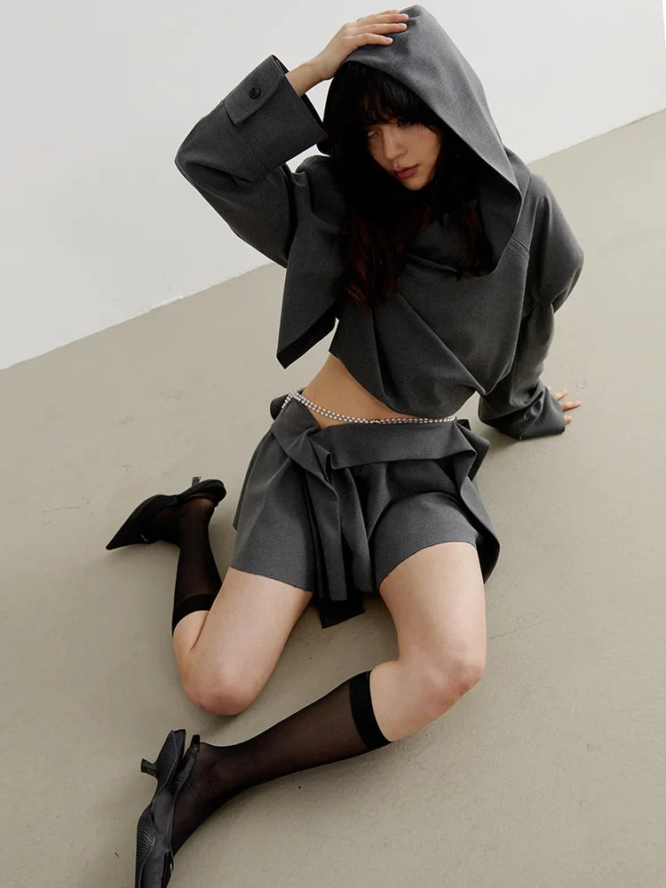 Sayua Ruffle Mini Skirt