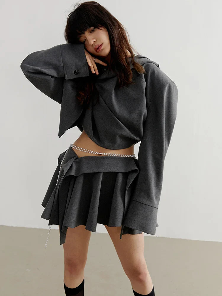 Sayua Ruffle Mini Skirt