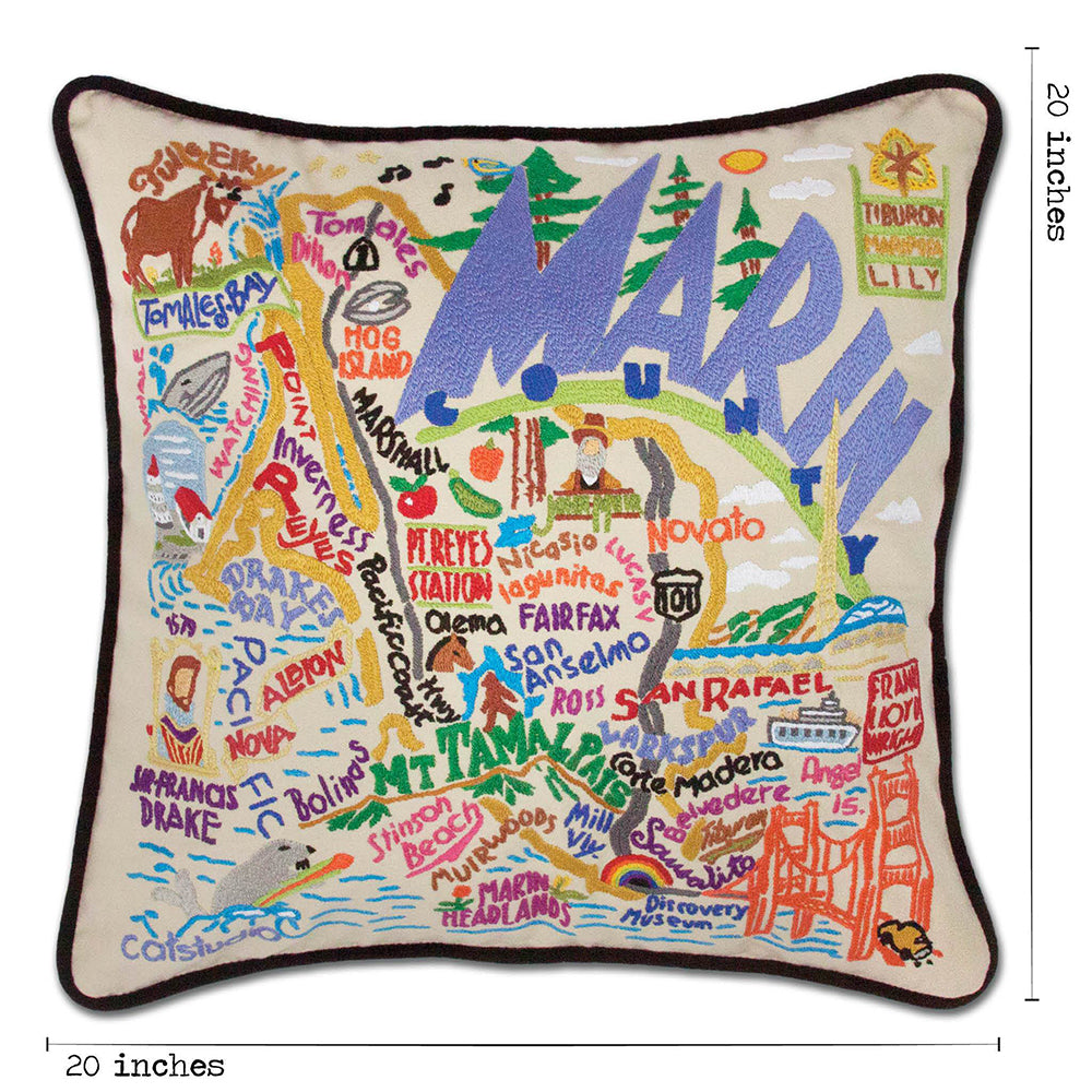 Marin County Hand-Embroidered from Quirks!
