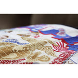Marines Large Hand-Embroidered Pillow from Quirks!