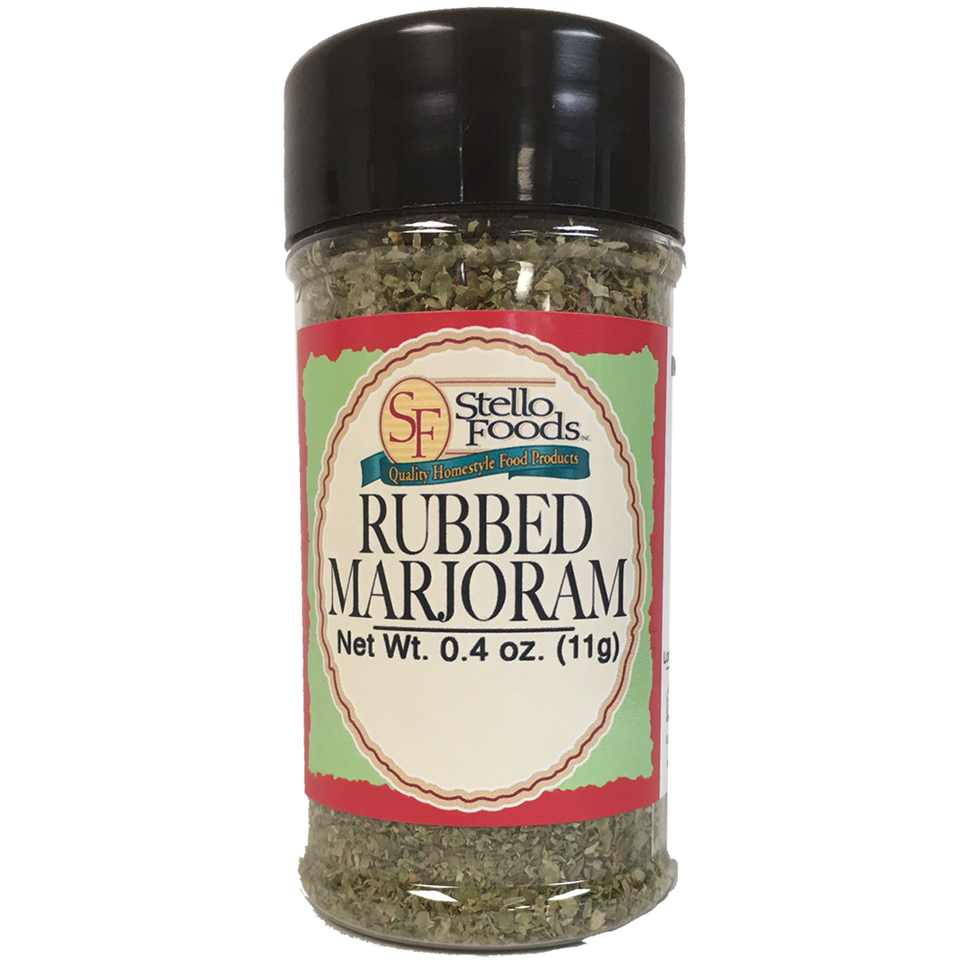 Stello Foods Spices - Marjoram - Rubbed 0.4 oz from Stello Foods