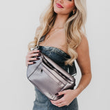 Marley Metallic Oversized Bum Bag from Pretty Simple