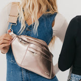 Marley Metallic Oversized Bum Bag from Pretty Simple