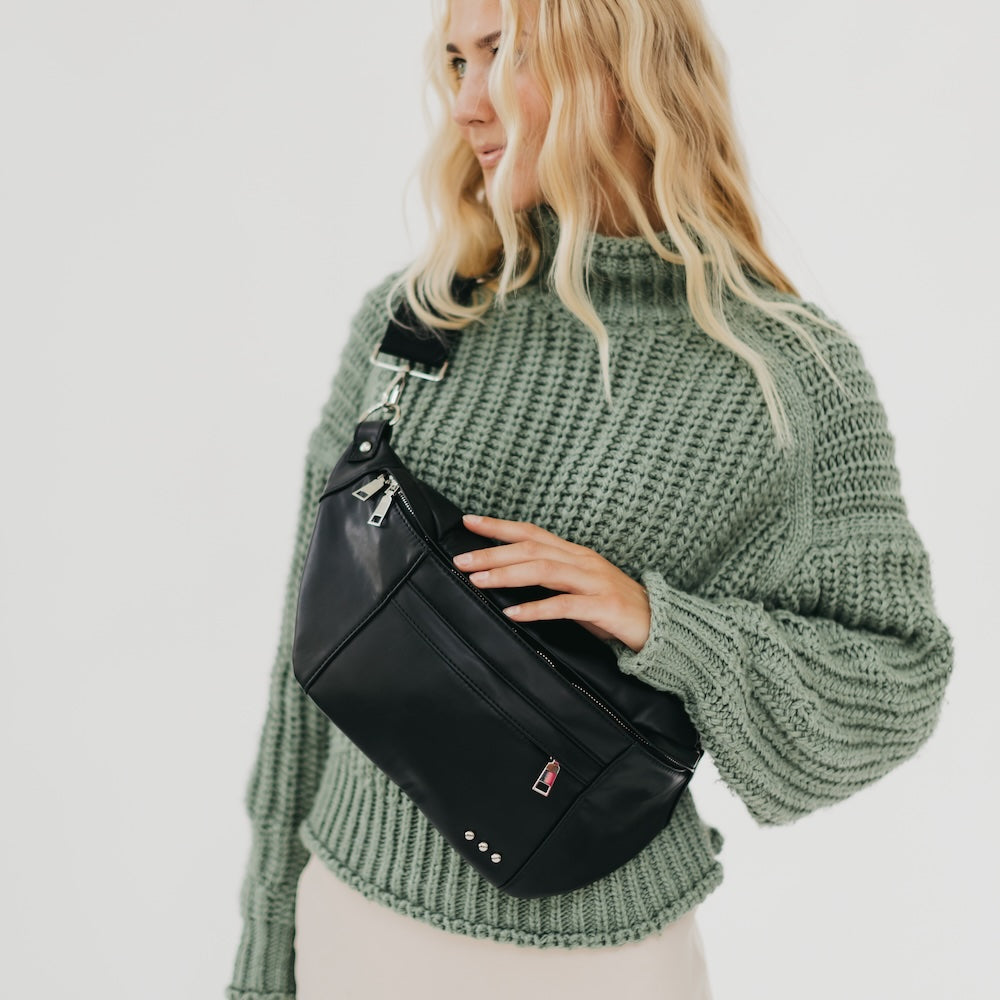 Marley Metallic Oversized Bum Bag from Pretty Simple