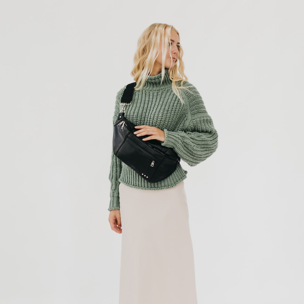 Marley Metallic Oversized Bum Bag from Pretty Simple