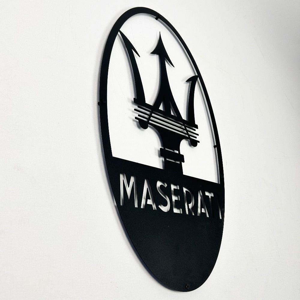 Maserati Metal Logo from VITAHOME DESIGN LLC